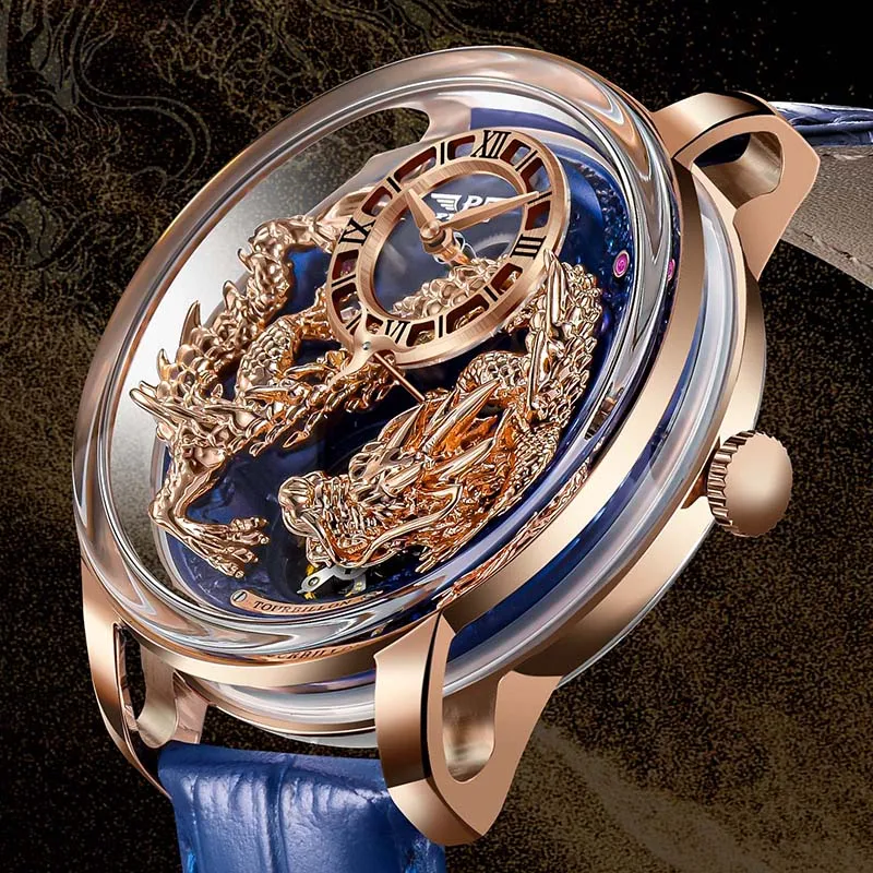 PINDU Develops And Designs New M2797B Automatic Mechanical Watch Men Watches 45.5MM Luxury High-end Quality Wristwatch Men Gift