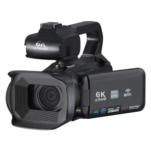 Full 4K Camcorder 64MP Youtuber Professional Digital Video Camera Streaming Auto Focus Photography Vlog Recorder 4" Touch Screen