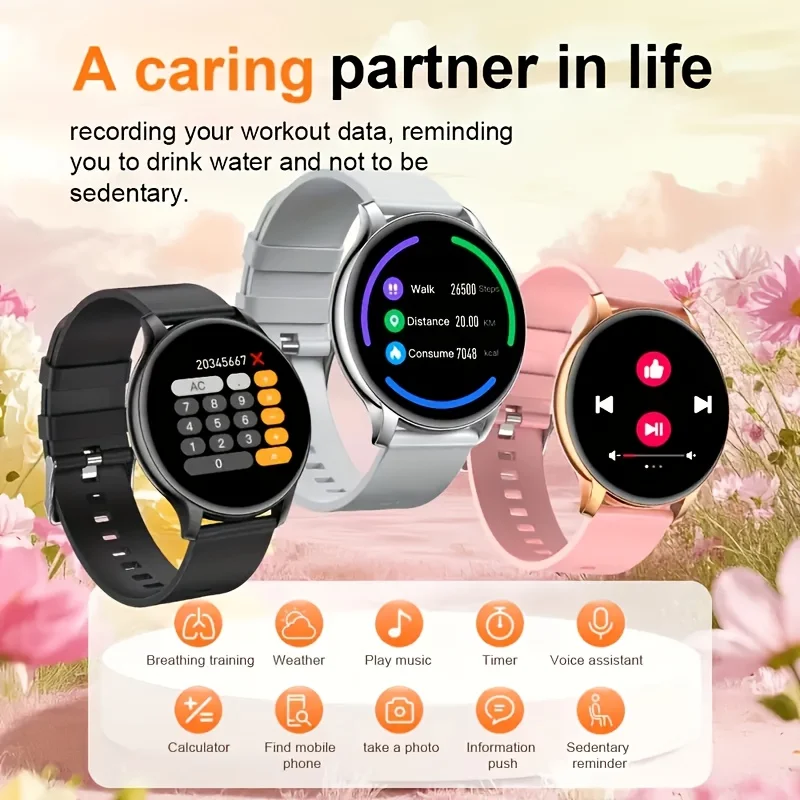 LAXASFIT Outdoor Sports Smartwatch Bluetooth Calling Music Playback Fitness Tracking Men and Women 2025 New Smart Watch - Image 5