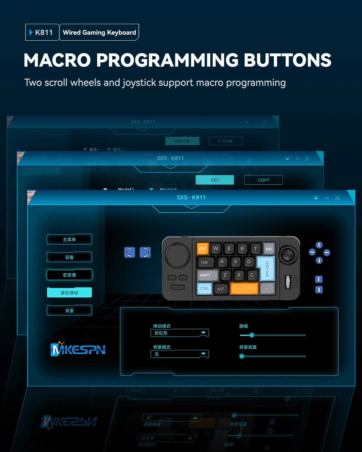 Hot Swap Wired Mechanical Keyboard with Volume Scroll Jostic 19Keys Programmer Keypad for Computer Laptop - Image 7