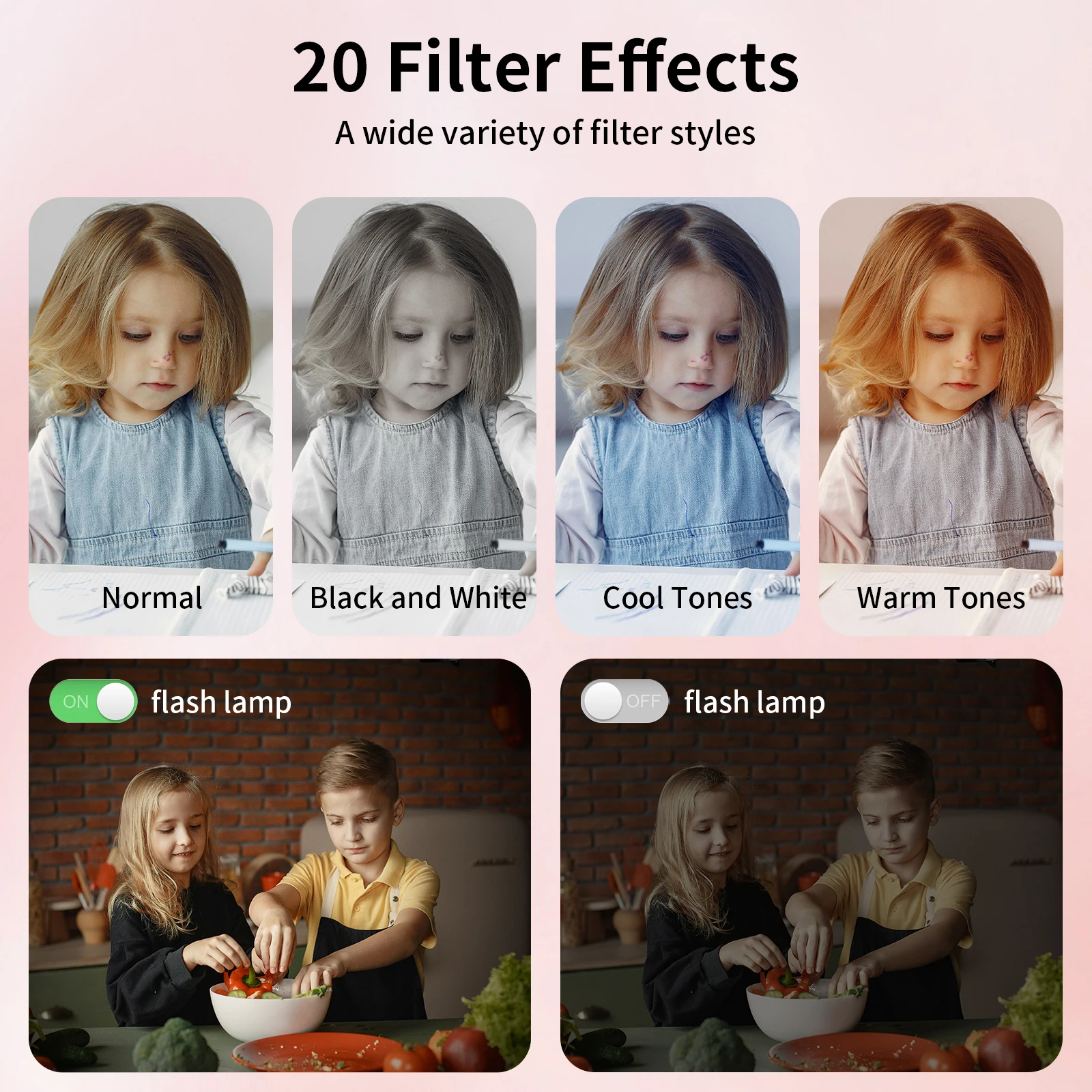 4K Digital Camera 64MP Vlogging Camera for YouTube Anti-Shake Compact Video Cameras for Beginner Photography Camera with Flash - Image 6