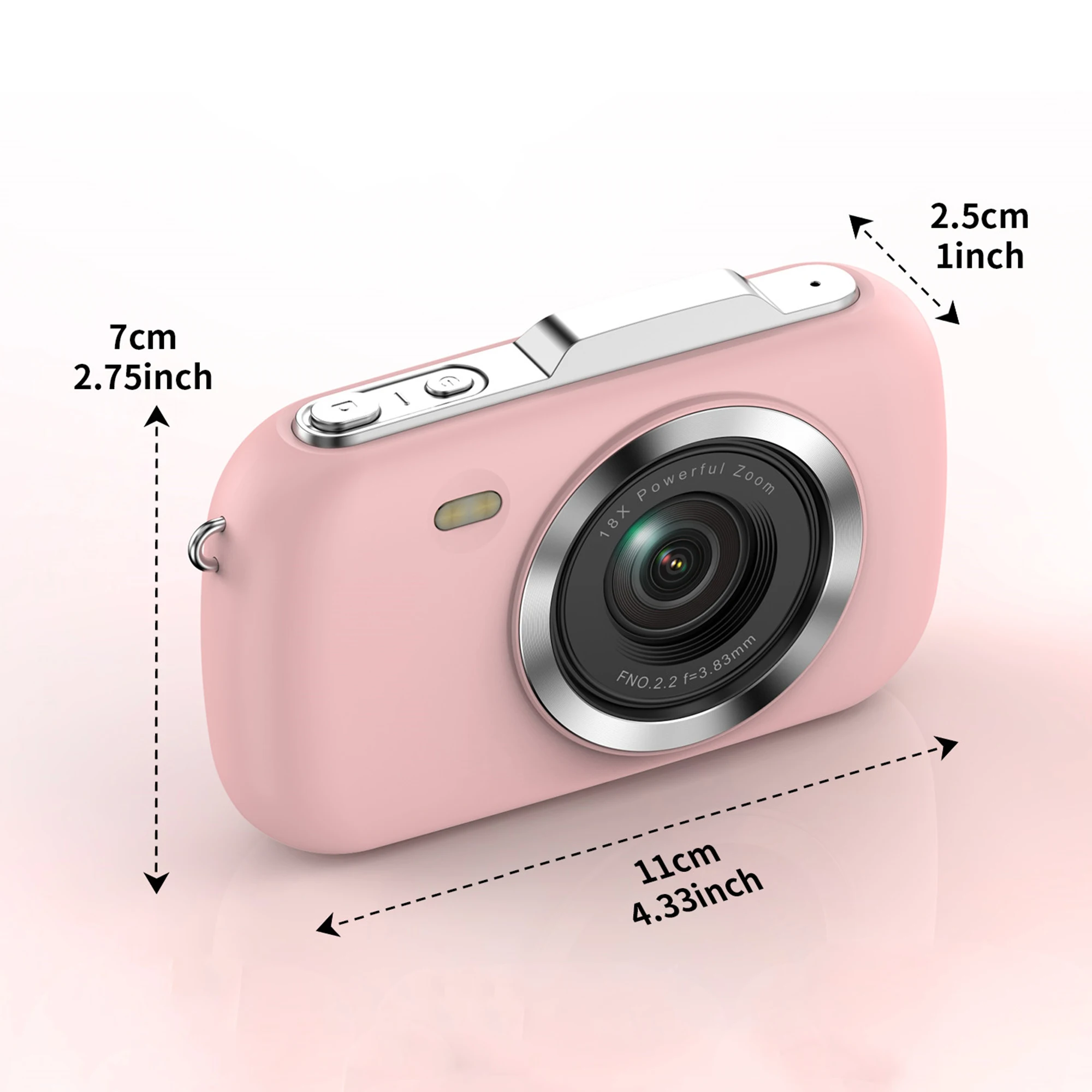 4K Digital Camera 64MP Vlogging Camera for YouTube Anti-Shake Compact Video Cameras for Beginner Photography Camera with Flash - Image 2