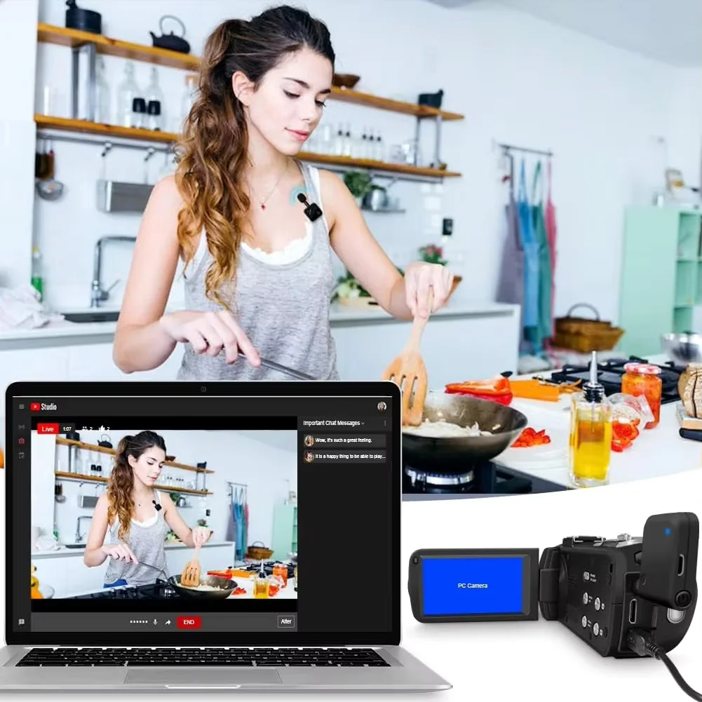 56MP 4K Digital Video Camera 18X Infrared Night Vision Vlogging Camcorder 3.0 inch Touch Screen Youtube Livestream WIFI Webcam - Image 5