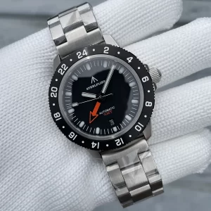 STEELFLIER Official SF793 Luxury GMT Mechanical Wristwatch Steel Bezel NH34 Movement Super Luminous 20Bar Waterproof Dive Watch