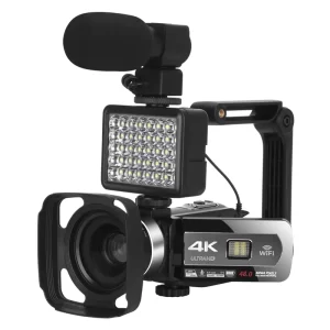 4K Video Camera Camcorder 48MP Night Vision Digital Camcorder YouTube WIFI Web Cameras For Photography 18X Zoom Video Recorder