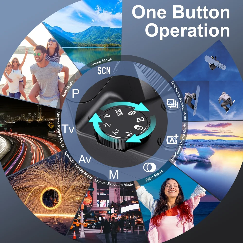 12X Optical Zoom 72MP DSLR Camera 270° Rotative Flip Screen Digital Photographic Camera Xenon Light Macro Lens 4K Wifi Camcorder - Image 3