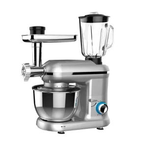 6L Multifunctional Stand Mixer – 3-in-1 Dough Kneader, Meat Grinder & Sausage Stuffer, Heavy-Duty Motor for Baking/Cooking