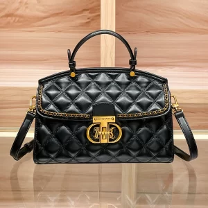 Luxury handbag 2025 new elegant high-end quality diamond chain design temperament ladies commuter handbag shoulder messenger bag