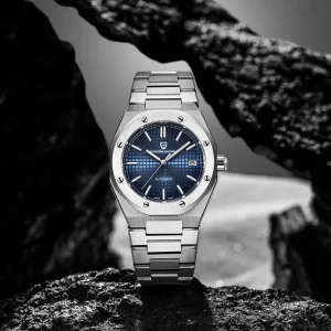 PAGANI DESIGN NH35/8215 Men's Automatic Mechanical Watch 40MM Sapphire Stainless Steel Waterproof 10Bar Luminous C3 Reloj Hombre