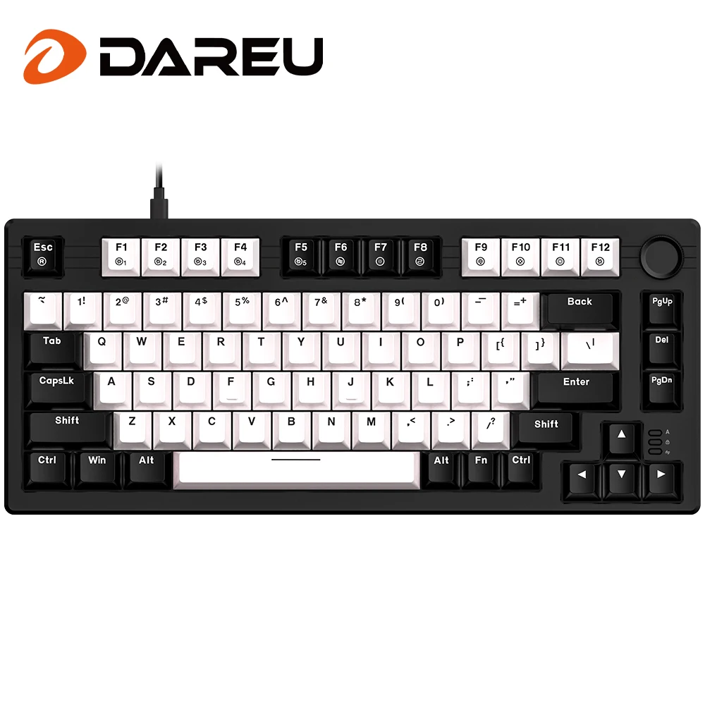 DAREU Wired Gasket Mechanical Keyboard N-Key Rollover Anti-ghosting RGB Backlight Dream switch with Multi Media Button - Image 2