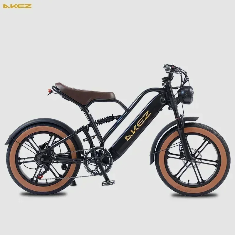 AKEZ Mountain Electric Bike750W Powerful motor 48V18AH Removable battery 20*4.0 inch Fat Tire Adult E-Bike Off-Road E-Bike - Image 6