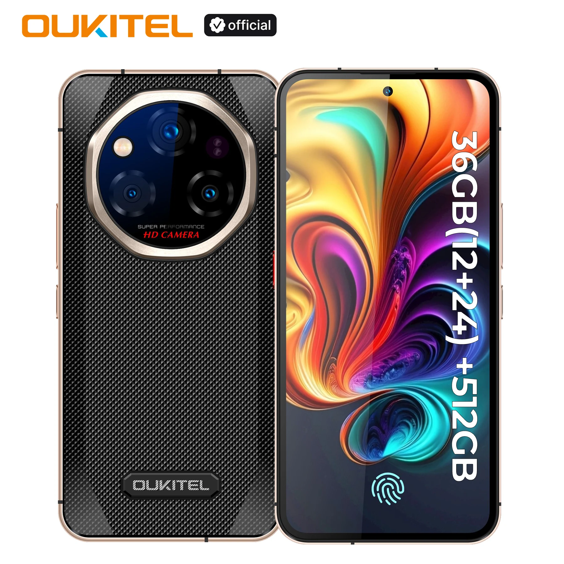 OUKITEL WP210 Rugged Phone - MTK 8200, NFC, 36GB+512GB, 8800mAh 45W, 6.7", 108MP Android15 5G WIFI6 Smartphone