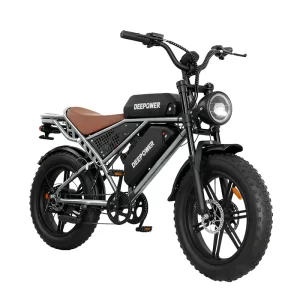 DEEPOWER QS7pro off-road electric bicycle 1500W48V60Ah all-terrain motorcycle parameters suitable for urban mountain riding