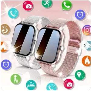 LAXASFIT 2025 Smart Watch 1.83 inch HD Screen Bluetooth Call AI Voice Assistant Men Women Fitness Sports Smart Watch Gift