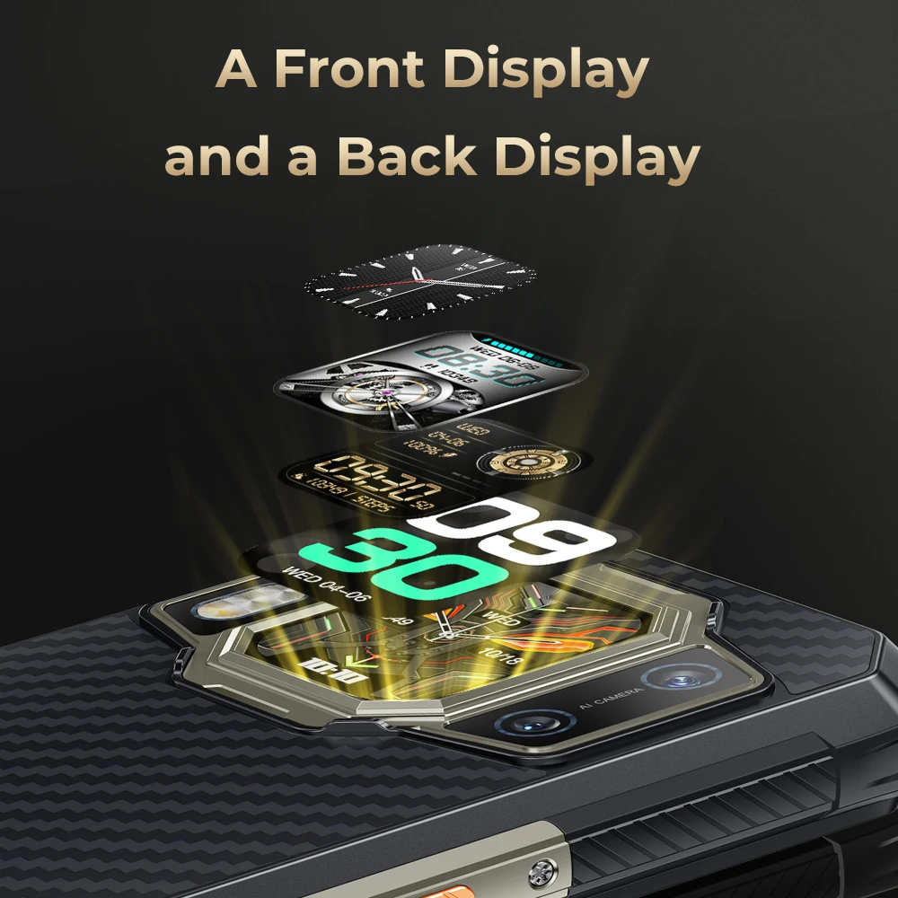 Oukitel WP30 Pro 5G Rugged 120W Super Charge 11000 mAh 6.78" FHD+12GB+512GB 120HZ android 13 108MP Camera - Image 3
