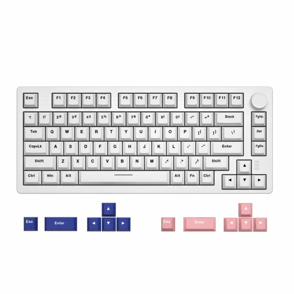 DAREU Wired Gasket Mechanical Keyboard N-Key Rollover Anti-ghosting RGB Backlight Dream switch with Multi Media Button