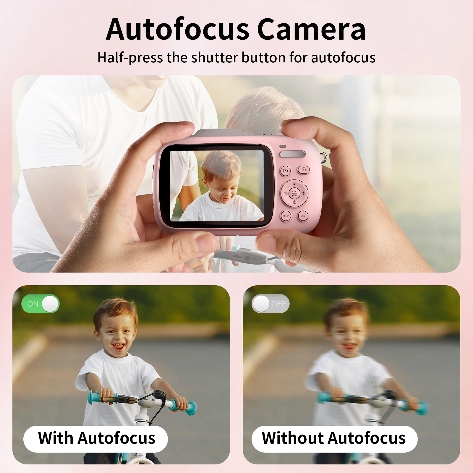 4K Digital Camera 64MP Vlogging Camera for YouTube Anti-Shake Compact Video Cameras for Beginner Photography Camera with Flash - Image 5