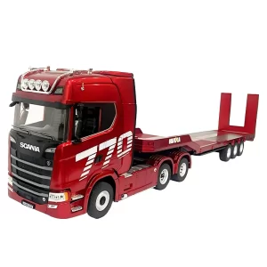 HUINA 1501 1/18 RC Truck With Light 2.4G 4WD Full Scale 19CH Remote Control Car Alloy Heavy Truck Trailer Model Toy For Kid Gift