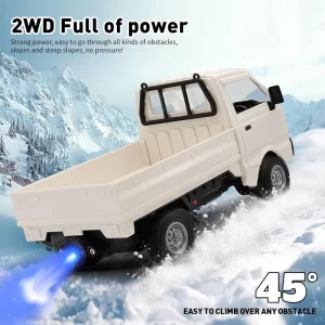 New KF21 1:16 2.4GHZ Remote Control Car Simulates Drift And Climbing Trucks With Spray And LED Lights Toy For Children Boys Gift
