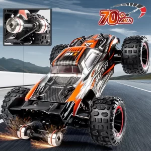 4WD RTR Brushless High Speed Monster 4X4 All Terrain Off-Road Fast RC Car 40KM/H or 70KM/H Drift Remote Control Racing Truck