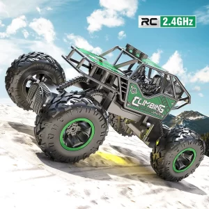Remote Control Truck Car All Terrain Off Road Alloy RC Cars Buggy Drift Racing Toy Rechargeable Sturdy Gift for Kids Boys