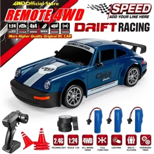4WD RC Car Remote Control Cars 2.4G Radio High Speed Drift Racing Monster 4x4 Truck RTR Vehicle Toy Gift for Kids Children